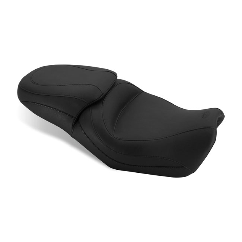 MUSTANG, STANDARD TOURING SEAT BLACK. FRONT 12.5&quot; WIDE, REAR 9&quot; WIDE. 537600