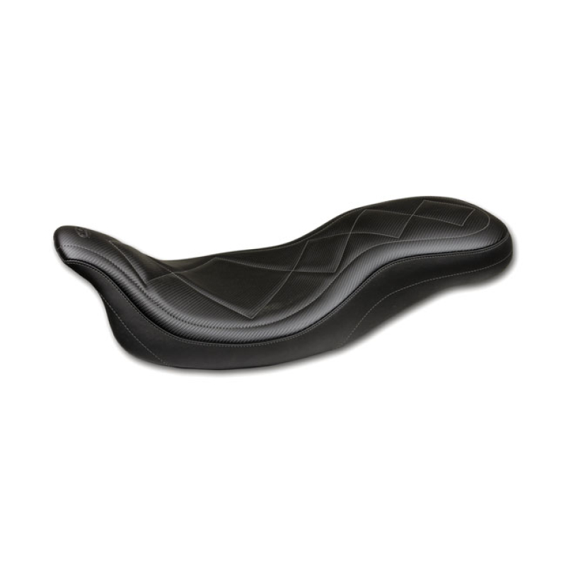 MUSTANG, SUPER TRIPPER SEAT. BLACK CARBON BLACK. 13.5&quot; FRONT WIDTH & 1 537607