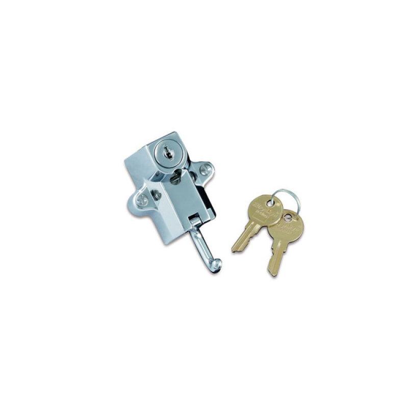KURYAKYN, HELMET LOCK CHROME CHROME PLATED. LOCKS TO ENGINE GUARDS, FR 541361