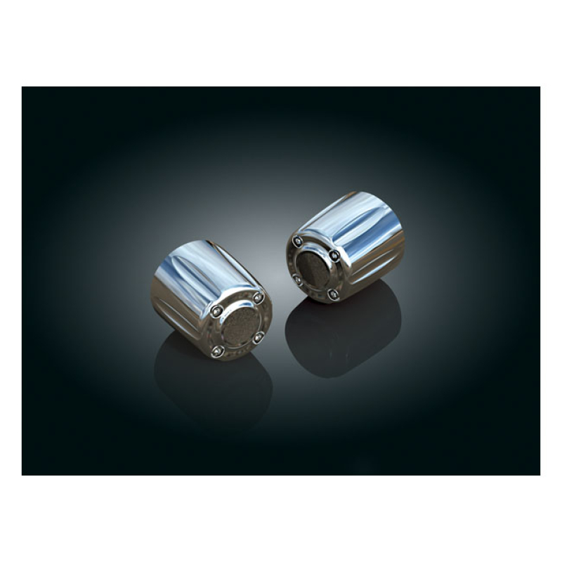 KURYAKYN, GRIP END WEIGHTS. CHROME ADDS WEIGHT TO THE HANDLEBAR GRIP T 541425