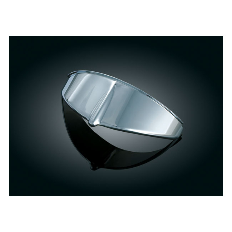KURYAKYN 7&quot; HEADLAMP VISOR CHROME 541516