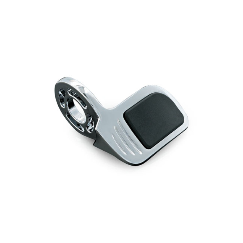 KURYAKYN, ISO CONTOURED THROTTLE BOSS. LEFT, CHROME LESS FATIGUE IN CO 541920