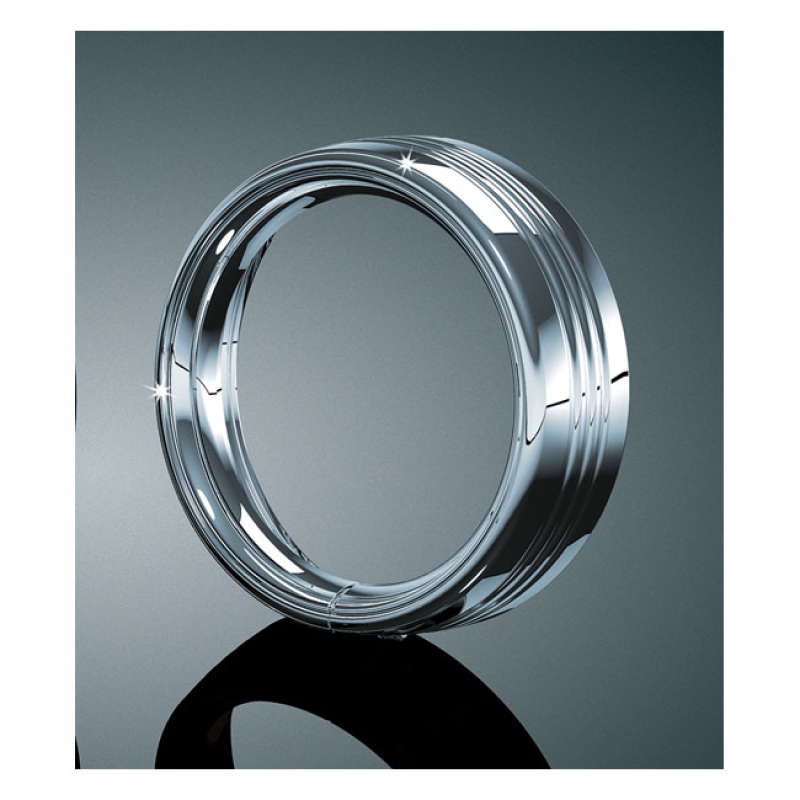 KURYAKYN, 7&quot; HEADLAMP TRIM RING. CHROME 542404
