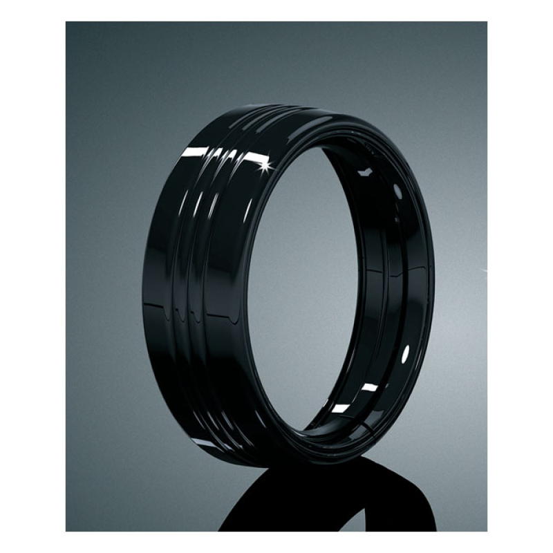 KURYAKYN, 7&quot; HEADLAMP TRIM RING. GLOSS BLACK A STYLE BOOSTER PLUS. EAS 542406