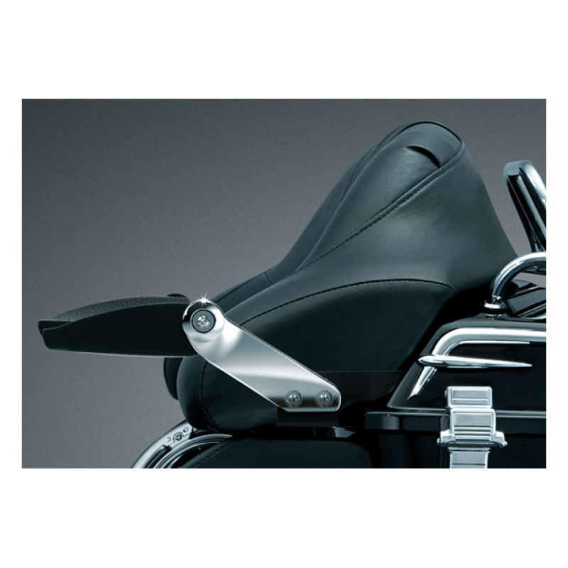 KURYAKYN, STEALTH PASSENGER ARM REST KIT CHROME ARMS WITH MOLDED RESTS 542428