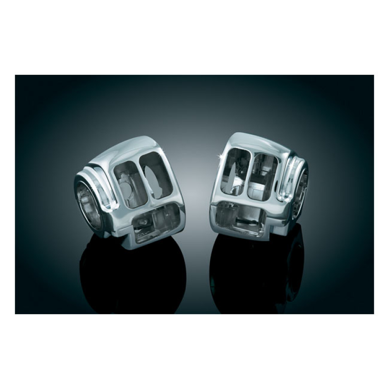 KURYAKYN, SWITCH HOUSING SET CHROME; COMPATIBLE WITH STOCK OR STOCK ST 542452