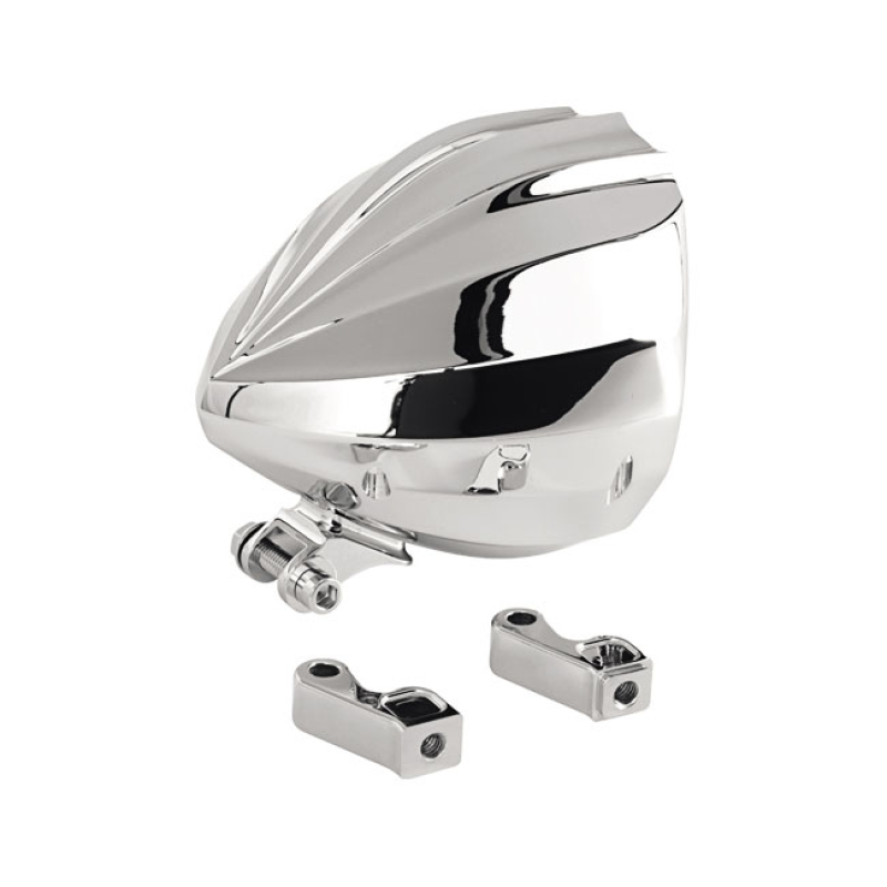 REBUFFINI, GIUONE 5-3/4&quot; HEADLAMP SHELL. CHROME 546850