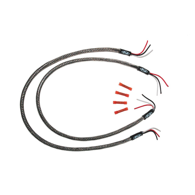 NAMZ, CUSTOM TURN SIGNAL WIRING HARNESS. BRAIDED, 24&quot; 24&quot; (61CM) LONG. 548102