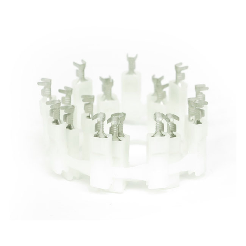 NAMZ, AMP .187&quot; WHITE SPEAKERS TERMINALS . WHITE FEMALE SPEAKER TERMIN 548408