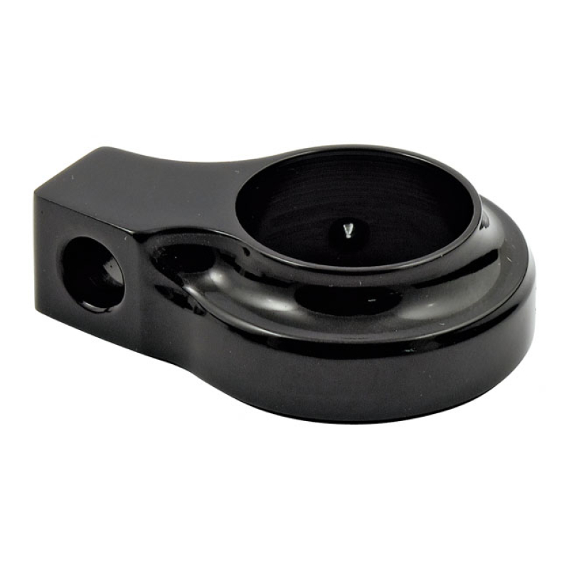 REBUFFINI, UNIVERSAL 1&quot; MIRROR MOUNT. BLACK. LEFT 549165