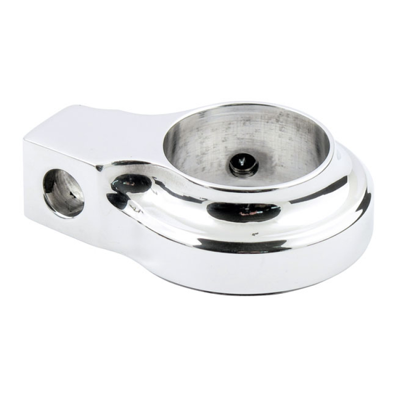 REBUFFINI, UNIVERSAL 1&quot; MIRROR MOUNT. CHROME, LEFT 549167