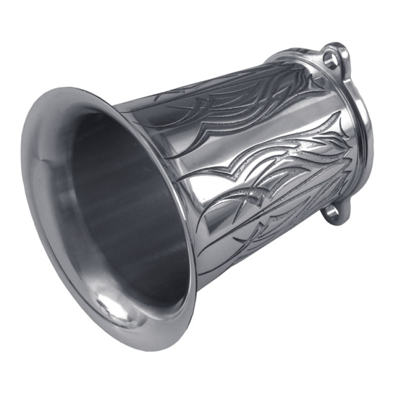 WEALL, VELOCITY STACK. HIRO, 4&quot; LONG POLISHED FINISH. MACHINED FROM AL 551067