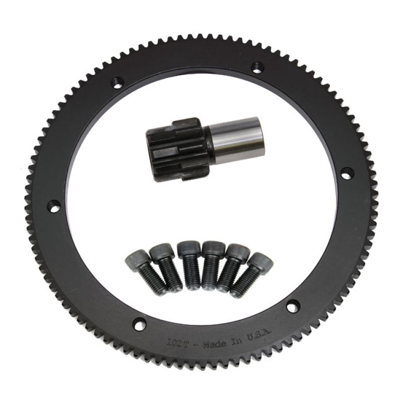 STARTER RING GEAR KIT, 102T INCL. PINION GEAR, 66T TO 102T CONVERSION 552085