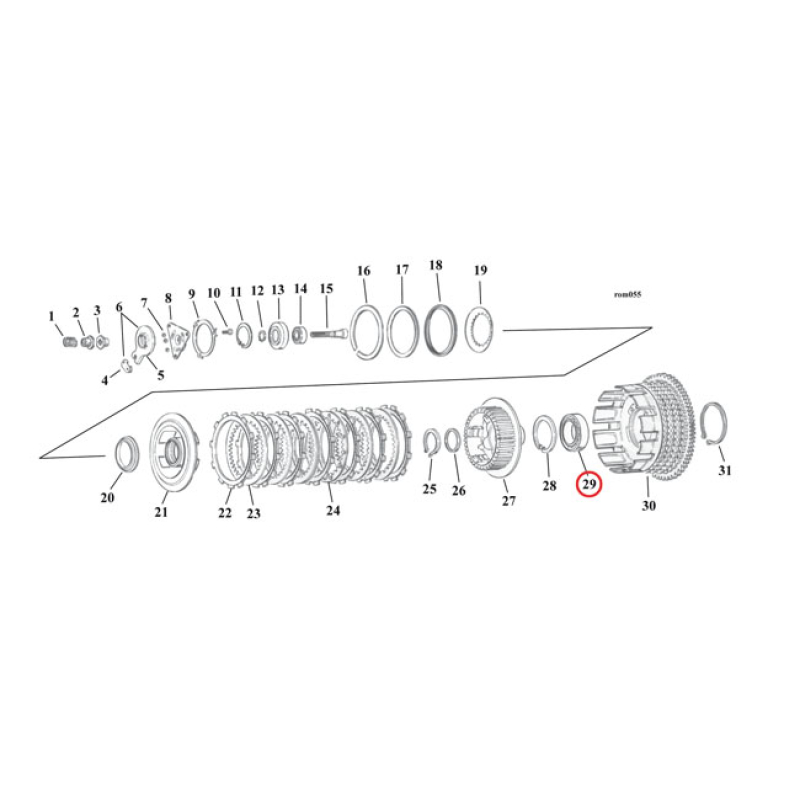 EASTERN BALL BEARING, CLUTCH HUB 556626