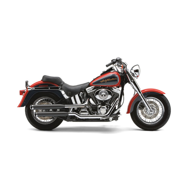 COBRA, 3&quot; SLIP-ON MUFFLERS. BLACK 558151