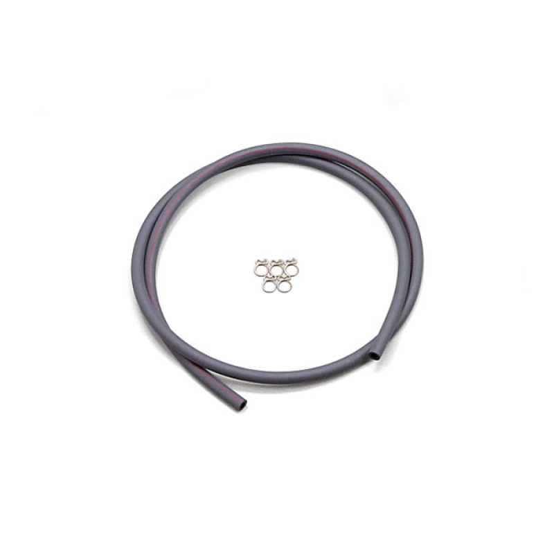 DUAL LAYER FUEL HOSE KIT, 4MM ID '- BLACK   - INCL. 5 HOSE CLAMPS   - 559279