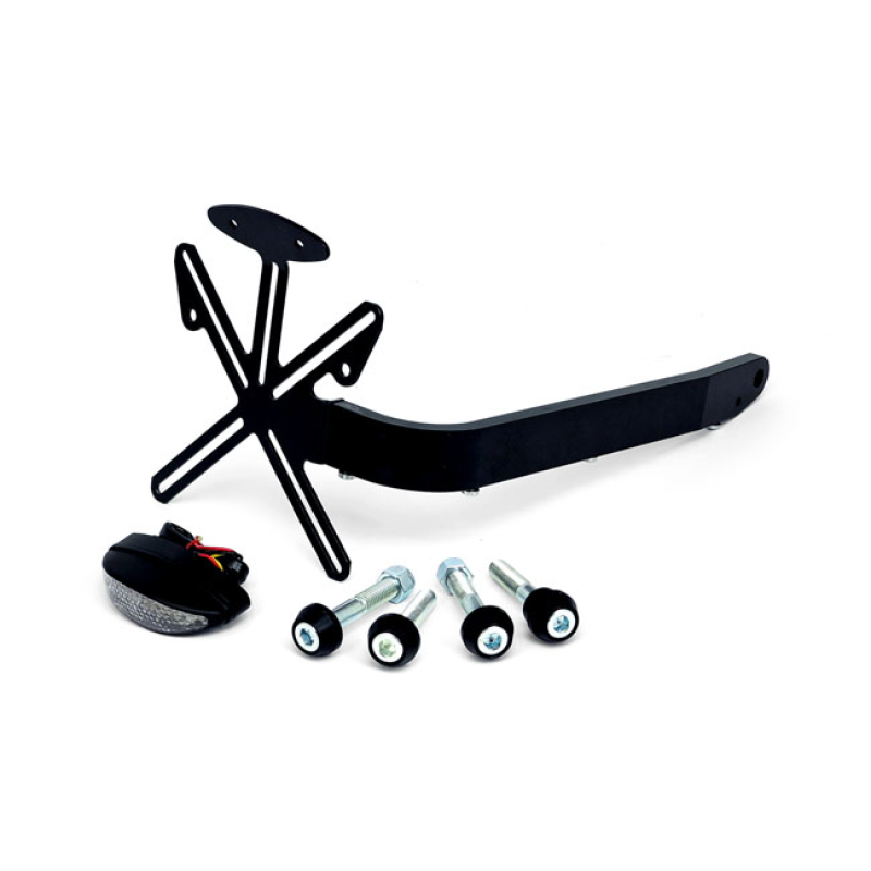 FREE SPIRITS, SPORTSTER LICENSE PLATE BRACKET KIT. BLACK USED TO INSTA 559332