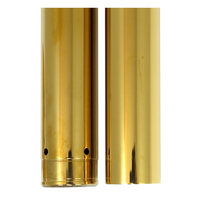 CC ENG. 49MM FORK TUBES, TNC GOLD. 25-1/2&quot; OAL 559965