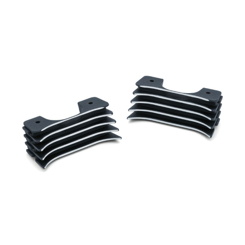KURYAKYN SPARK PLUG COVERS BLACK/MACHINED 560312