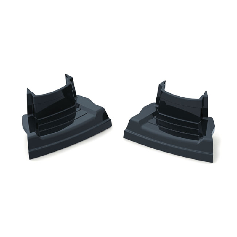 KURYAKYN, PRECISION CUSTOM SPARK PLUG COVERS. GLOSS BLACK DIE-CAST ALU 560330