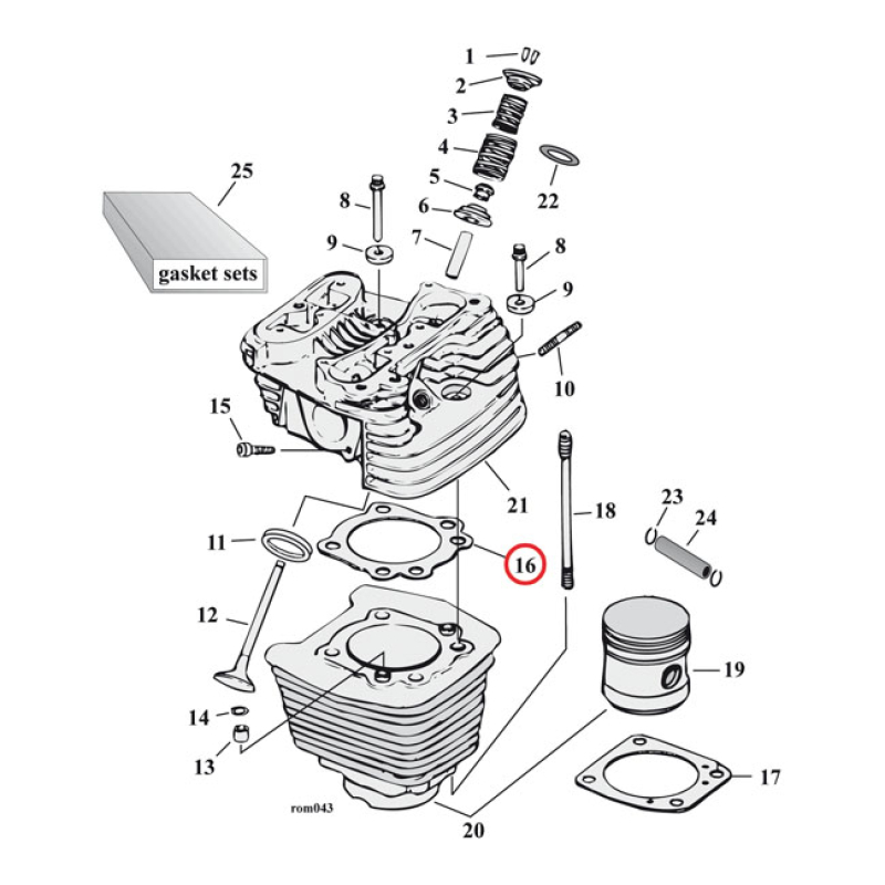 KANNENTIIVISTEET BT84-99 COMETIC .040&quot; MLS (MULTI-LAYER-STEEL) 561162