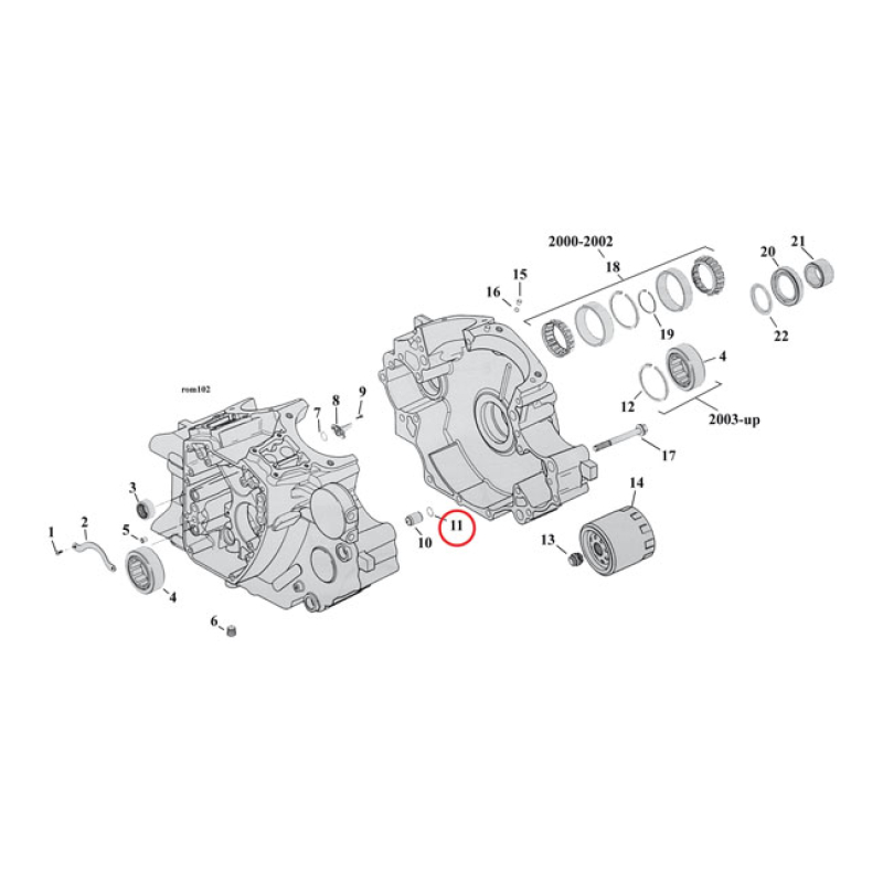 COMETIC O-RING CYL HEAD/OIL P.BODY/CASE 561301