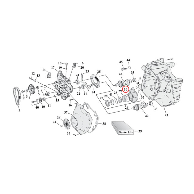 COMETIC, O-RING OIL PUMP HOUSING OEM REPLACEMENT REFERENCE 11286. 561308