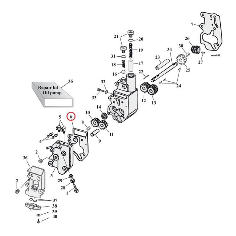 COMETIC, OIL PUMP BODY TO COVER GASKET. .010&quot; FIBER .010&quot; RUBBER COATE 561336