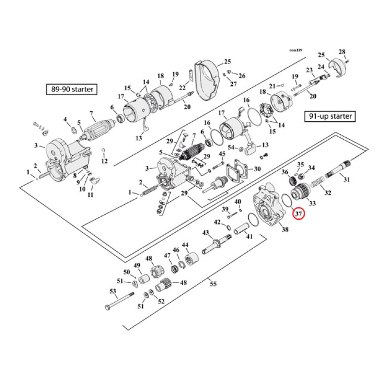 COMETIC, O-RING STARTER HOUSING OEM REPLACEMENT REFERENCE 11116. 561347