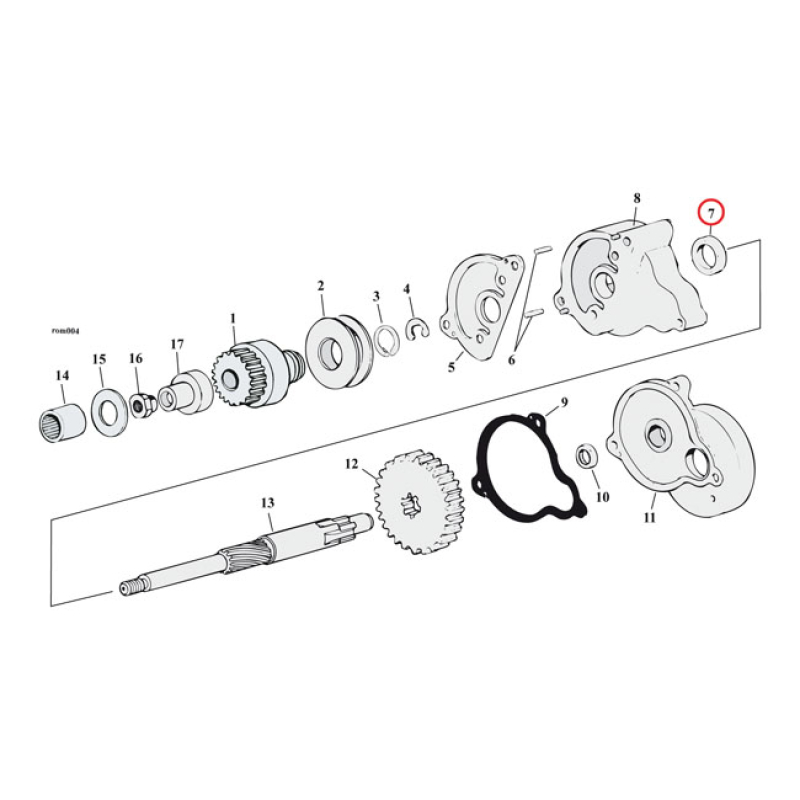 COMETIC, OIL SEAL STARTER SHAFT HOUSING OEM REPLACEMENT REFERENCE 3134 561353