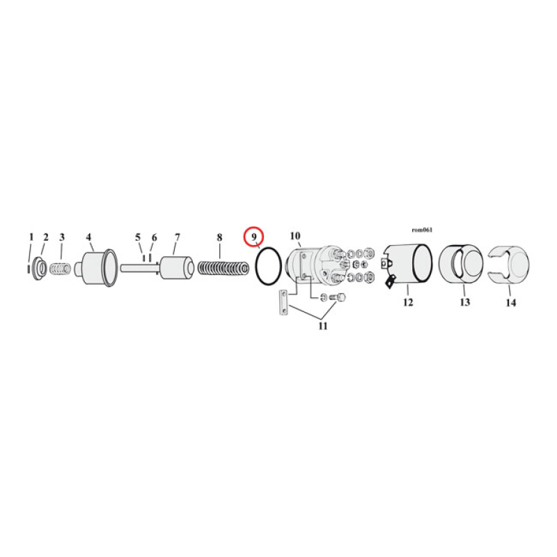 COMETIC. GASKET STARTER SOLENOID. FOAM FOAM SEAL. OEM REPLACEMENT REFE 561356