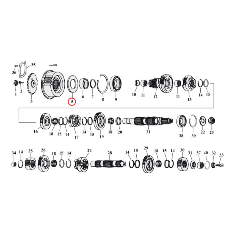 COMETIC, TRANSMISSION MAINSHAFT OIL SEAL OEM REPLACEMENT REFERENCE 120 561376