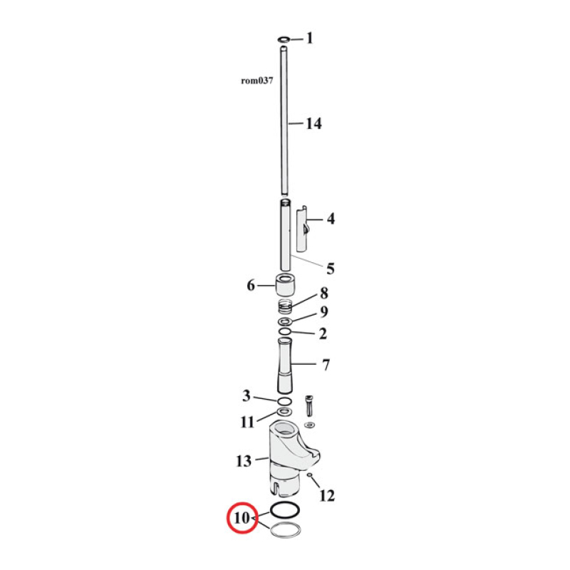 COMETIC O-RING, TAPPET GUIDE LOWER 561423