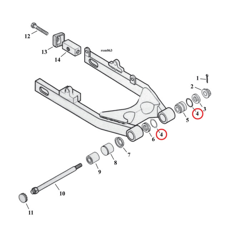 COMETIC, O-RING FILLER CAP PRIMARY / SWINGARM MULTI-APPLICATION. OEM R 561426
