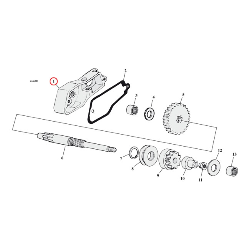 COMETIC, GASKET STARTER COVER PLATE. .031&quot; FIBER 561443
