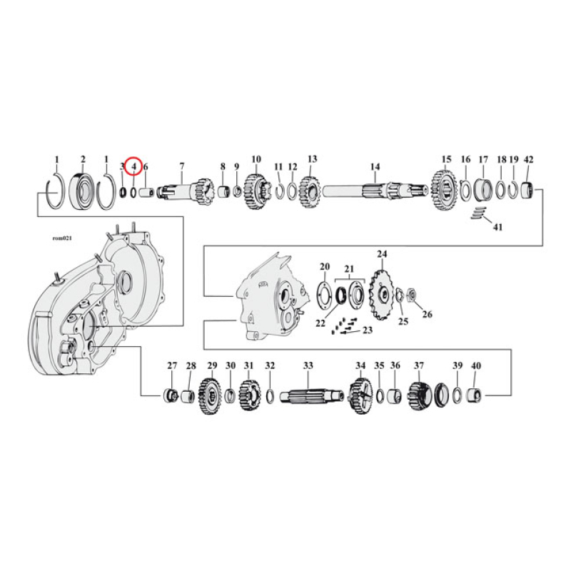 COMETIC, O-RING CLUTCH GEAR IN TRANSMISSION. OEM REPLACEMENT REFERENCE 561458