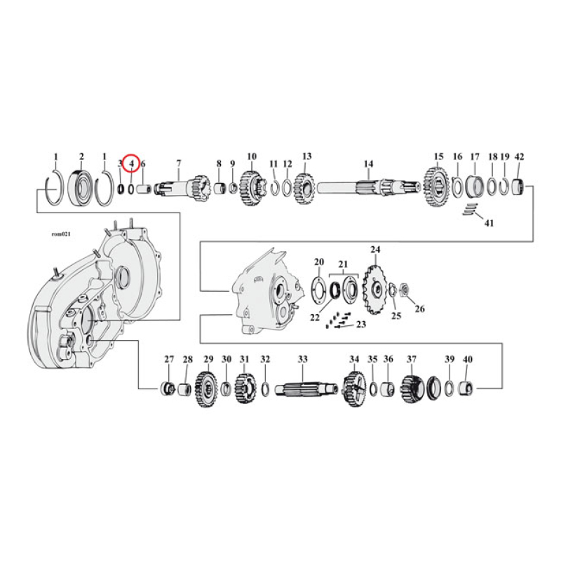 COMETIC, O-RING CLUTCH GEAR IN TRANSMISSION. OEM REPLACEMENT REFERENCE 561459
