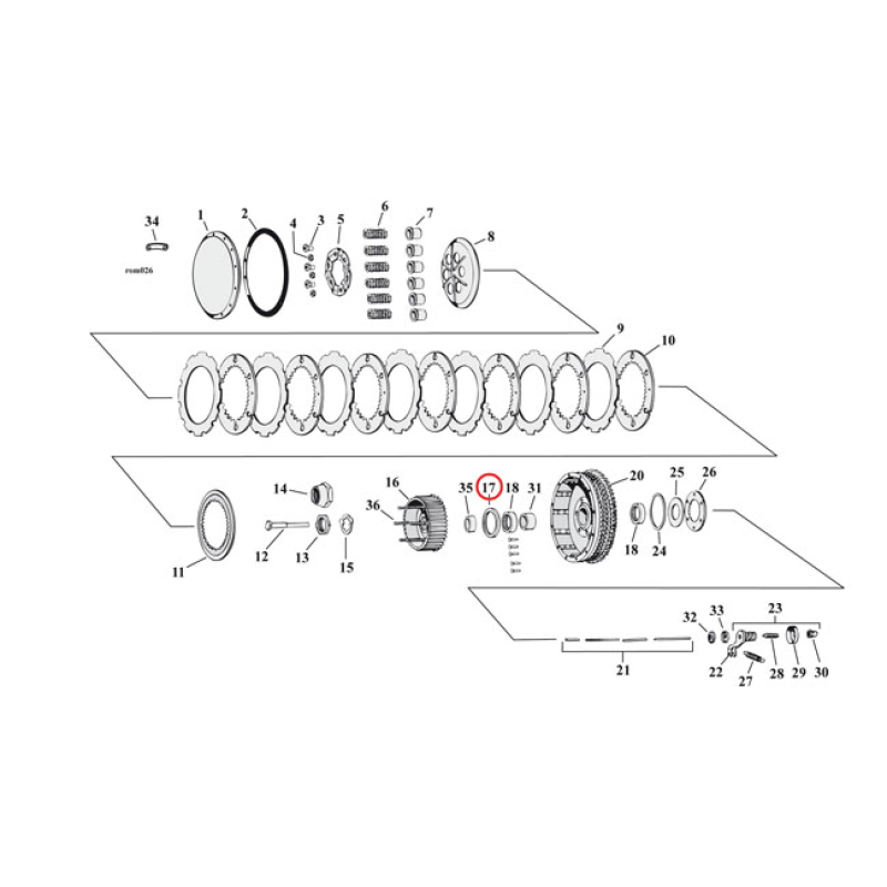 COMETIC, OIL SEAL CLUTCH HUB. RUBBER OD OEM REPLACEMENT REFERENCE 3774 561463