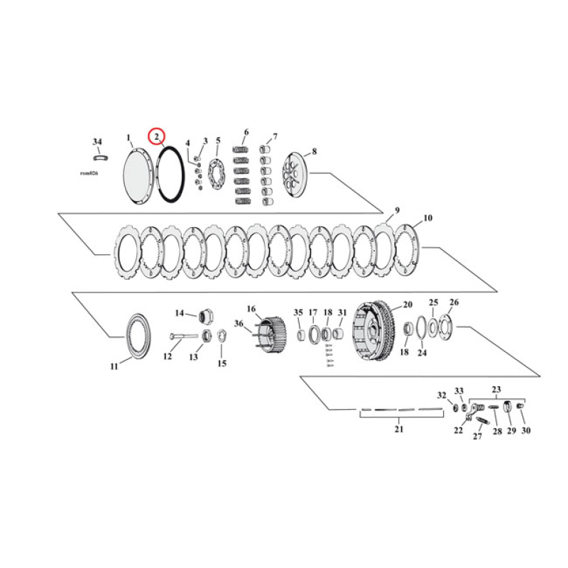 COMETIC, GASKET DERBY COVER. FIBER FIBER. OEM REPLACEMENT REFERENCE 37 561464