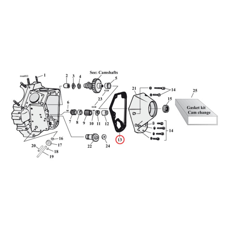 COMETIC, CAM COVER GASKETS. .060&quot; AFM .060&quot; THICK AFM (ALUMINUM FOAMET 561473
