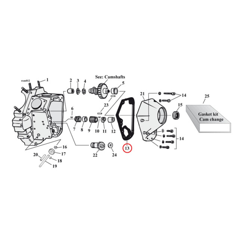 COMETIC, CAM COVER GASKETS. .032&quot; AFM .032&quot; THICK AFM (ALUMINUM FOAMET 561497
