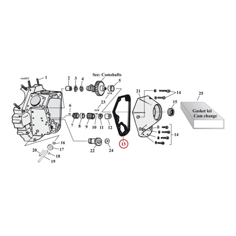 COMETIC, CAM COVER GASKETS. .032&quot; AFM .032&quot; THICK AFM (ALUMINUM FOAMET 561498