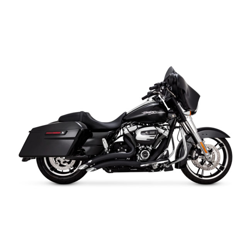 VANCE & HINES, 2-1/2&quot; BIG RADIUS 2-2 EXHAUST. BLACK 562564