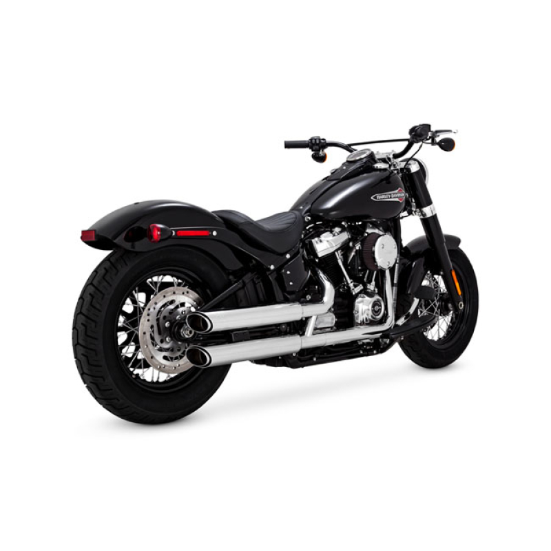 V&H 3&quot; TWIN SLASH SLIP-ONS CHROME 562872