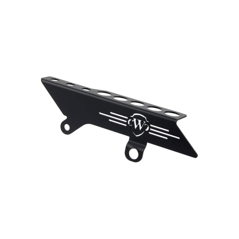 CULT-WERK, UPPER BELT GUARD. BLACK BLACK POWDER COATED STEEL. WITH MIL 563594