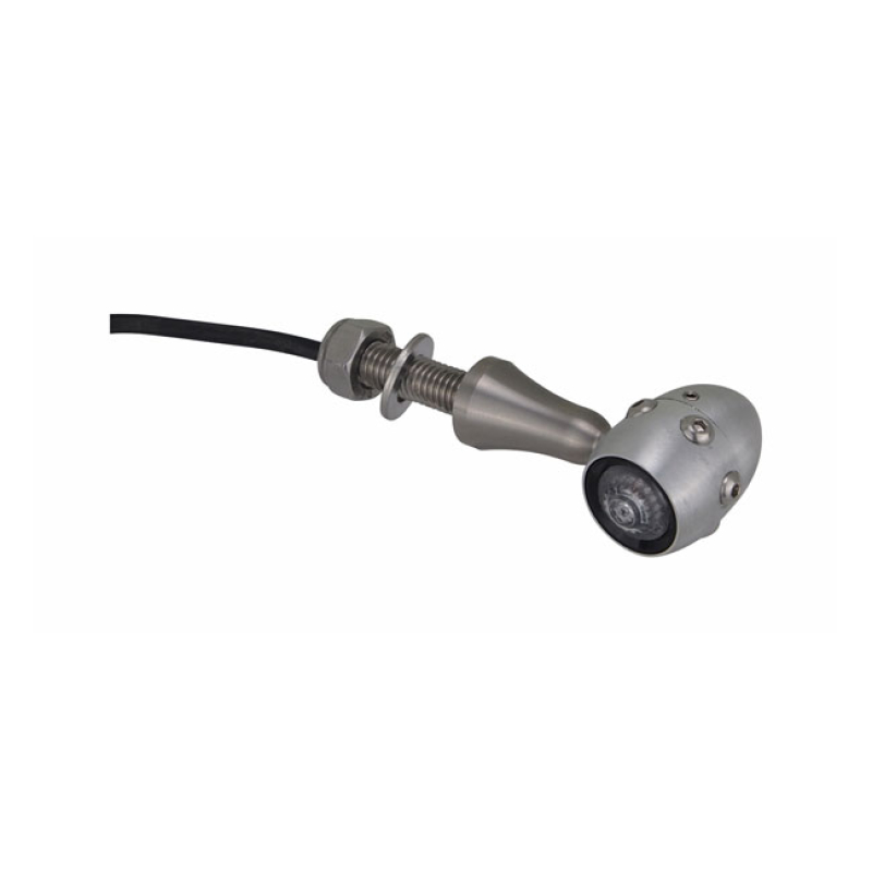 HKC, RETRO LED TURN SIGNALS. MATTE ALU - TURN SIGNAL FUNCTION ONLY  - 563622