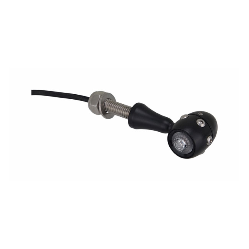 HKC, RETRO LED TURN SIGNALS. BLACK ALU - TURN SIGNAL FUNCTION ONLY  - 563623
