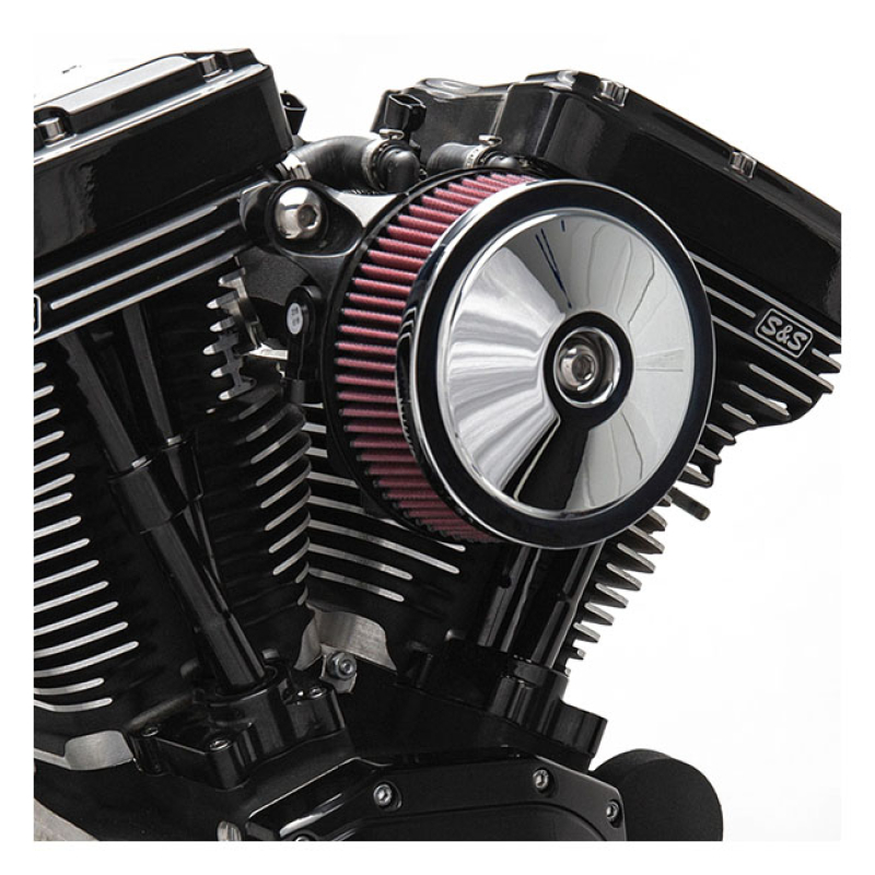S&S STEALTH, DOMED BOBBER TEARDROP AIR CLEANER KIT 564038