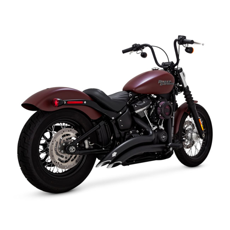 VANCE & HINES, 2-1/2&quot; BIG RADIUS 2-2 EXHAUST. BLACK 565722