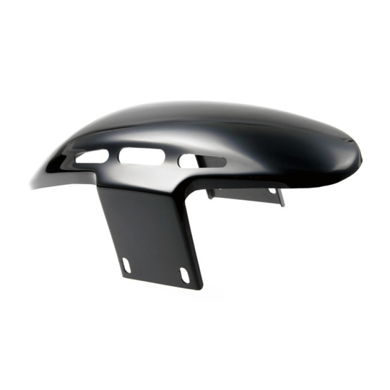 CULT-WERK, 'CUSTOM V2' FRONT FENDER, 19&quot;. GLOSS BLACK UNPAINTED GLOSS 566751